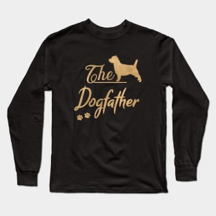 Cairn Terrier Dogfather, Funny, Dog father Long Sleeve T-Shirt